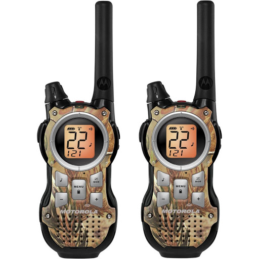 Two pieces of Motorola MR35OR FRS/ GMRS
