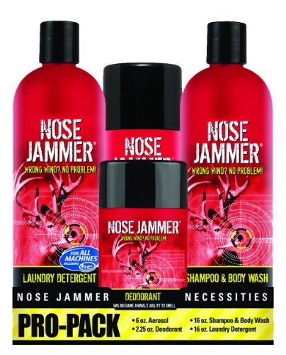 4 pack of Nose Jammer Natural Scent-Masking Best Value Combination