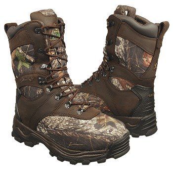  A pair of Mossy Oak Rocky Men's Sport Utility Pro Hunting Boot