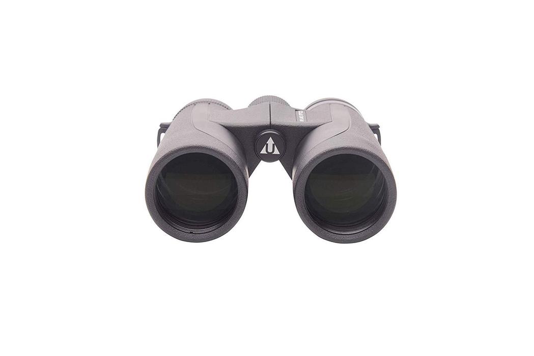 a black colored Upland Optics Perception HD10x42mm Hunting Binocular